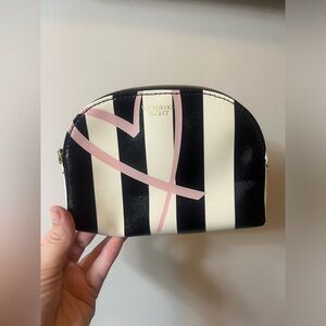 Victoria’s Secret Small Stripe Cosmetic Bag